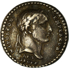 Frankrijk, Token, Napoléon, Quinaire, Sacre de l'Empereur, 1805, ZF+, Zilver