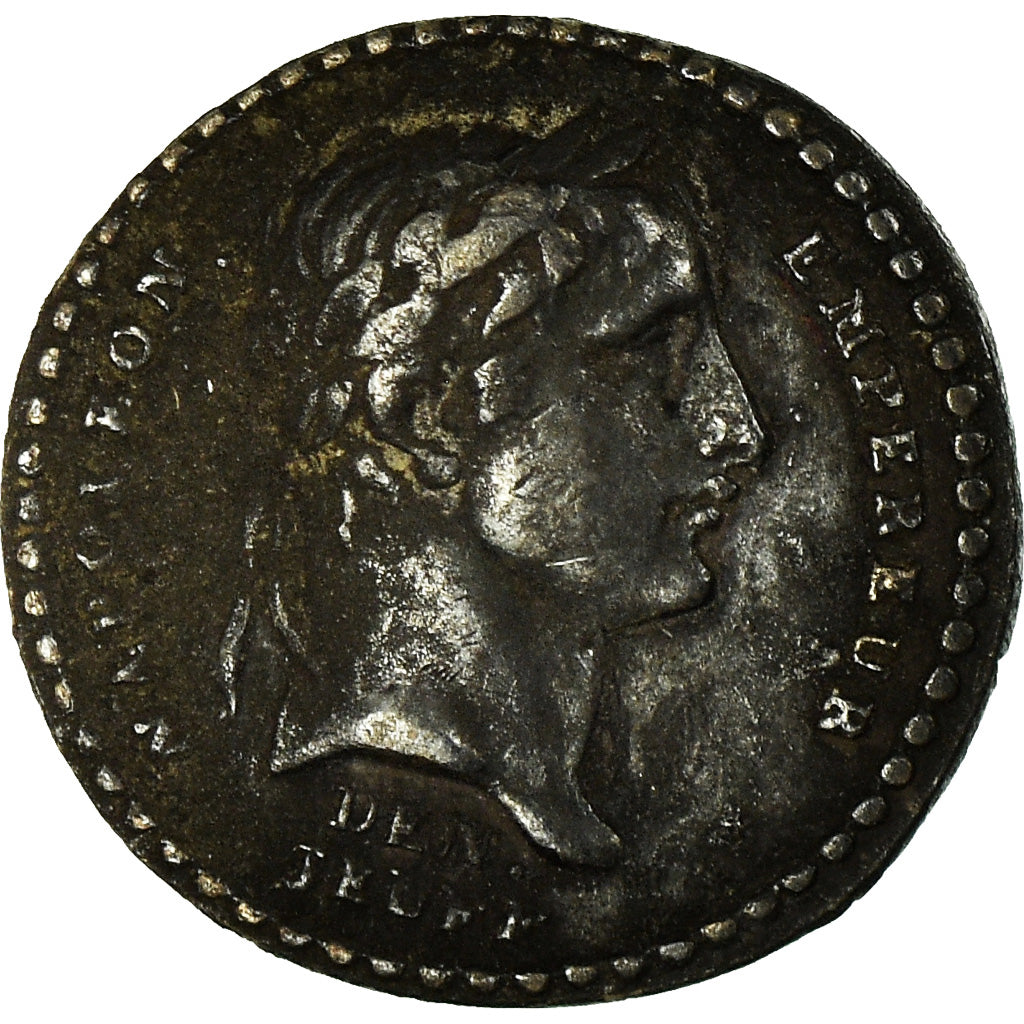 Francia, Token, Napoléon, Quinaire, Sacre de l'Empereur, 1805, BB, Argento
