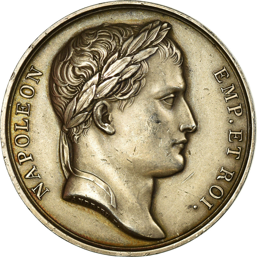 Frankrijk, Medaille, Napoleon I, Réunion de l'Etrurie a l'Empire, 1808, Denon