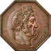 France, Token, Trade Brokers, 1833, AU(55-58), Copper