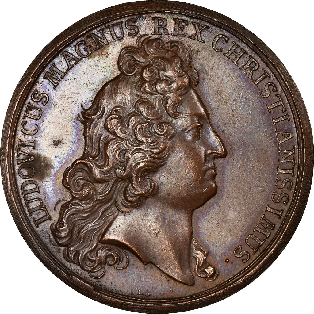 France, Médaille, Louis XIV, Révocation de l'Edit de Nantes, 1685, Mauger