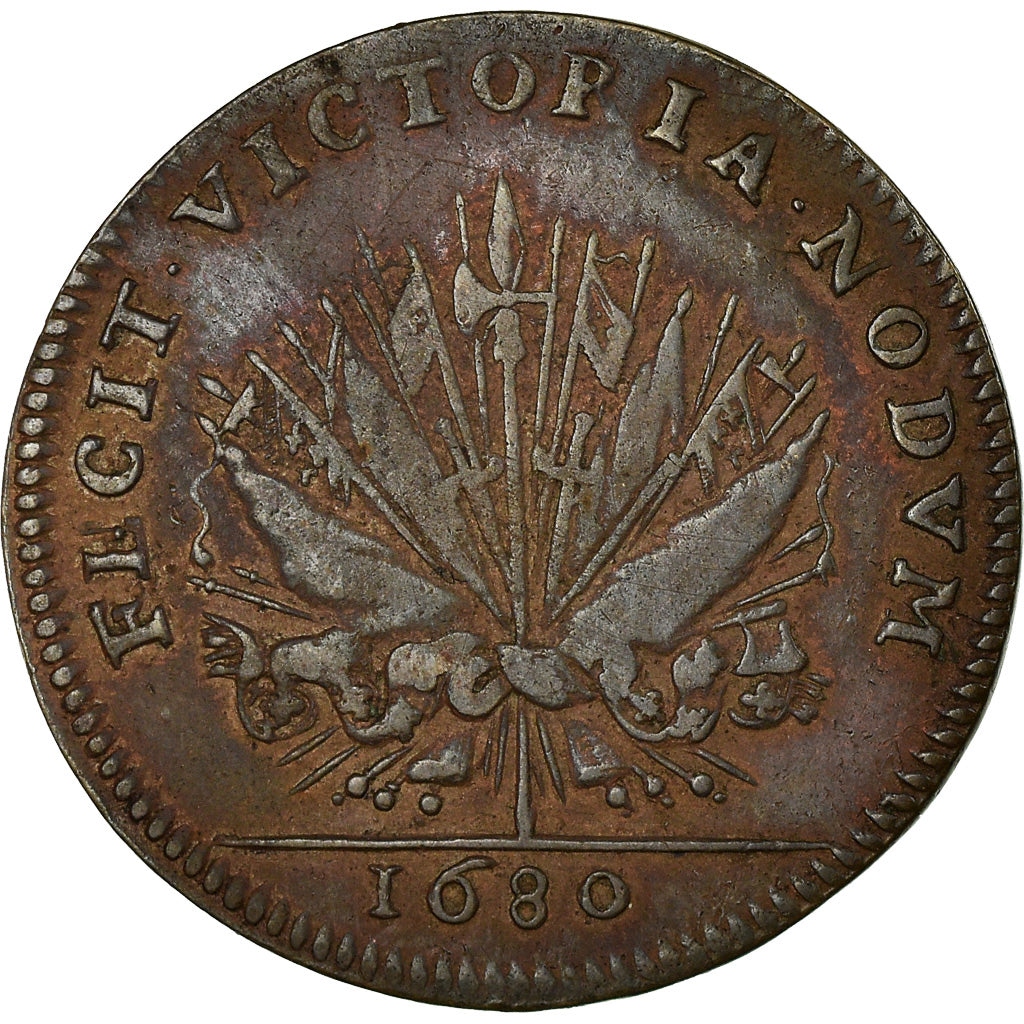 France, Jeton, Louis XIV, Alsace, Rattachement de Bar à la France, History