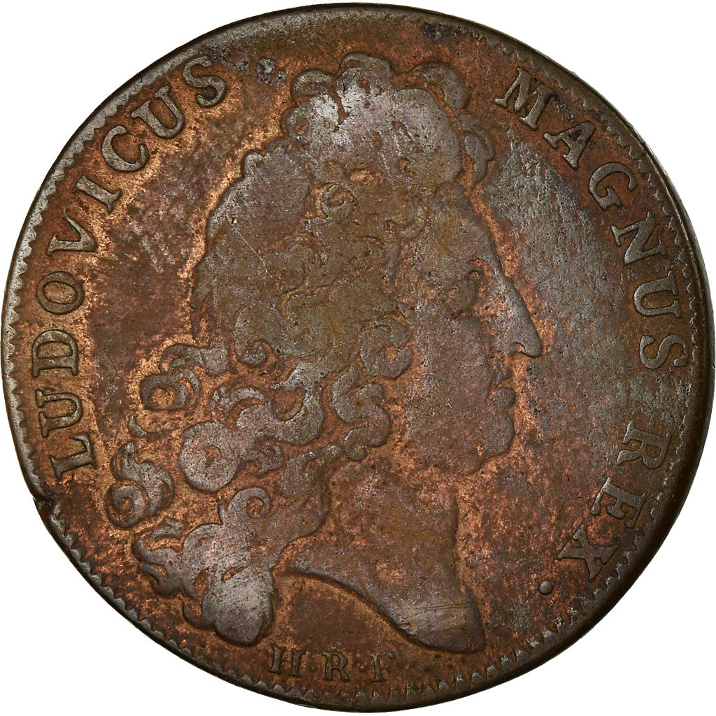 France, Token, Louis XIV Le Grand, History, ND (1700), VG(8-10), Copper