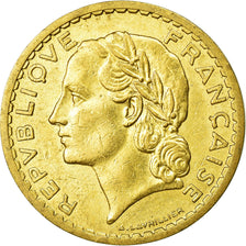Coin, France, Lavrillier, 5 Francs, 1945, Castelsarrasin, AU(55-58)