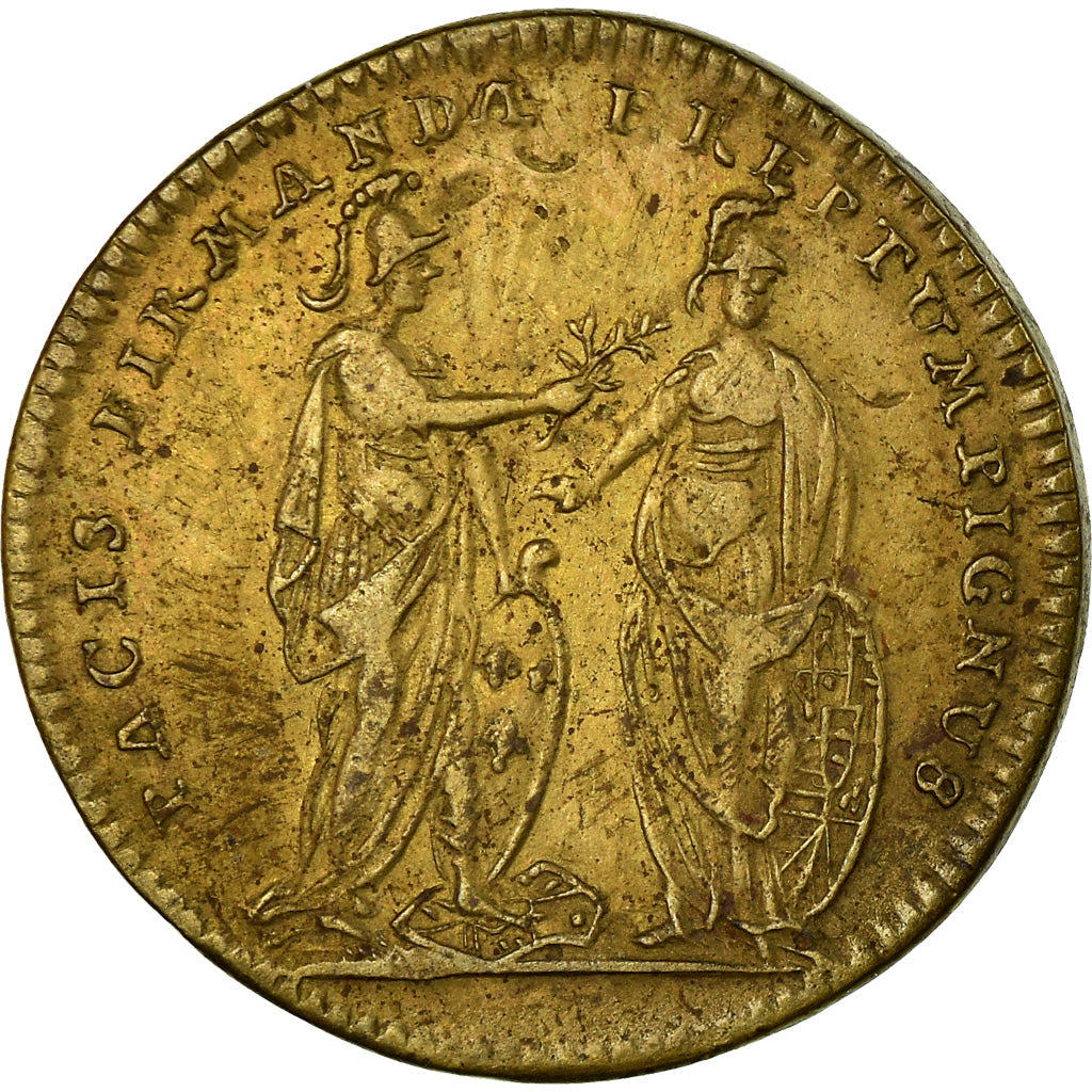 France, Token, Louis XV, Prise de Fontarabie, History, ND (1723), EF(40-45)