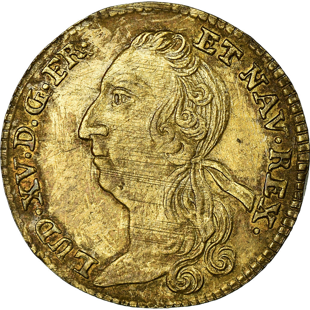 Frankrijk, Token, Place de la Bourse, Statue Equestre de Louis XV, Bordeaux