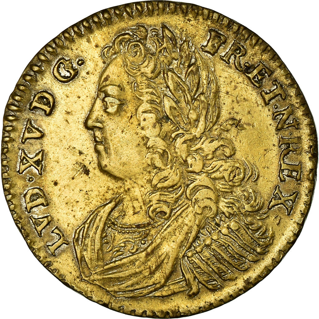France, Token, Louis XV, Prise de Fontarabie, History, ND (1723), EF(40-45)