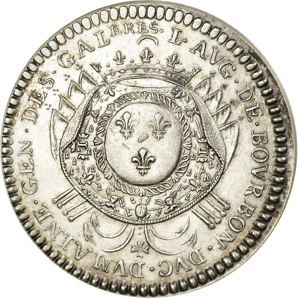 France, Token, Louis XIV, Galères Royales, Louis Auguste de Bourbon, Duc du