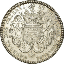 France, Token, Louis XV, Le Chevalier d'Orléans, Général des Galères, 1726