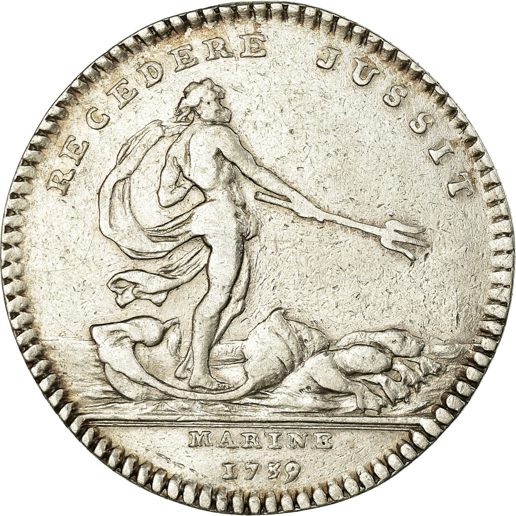France, Jeton, Louis XV, Galères Royales, Louis-Jean-Marie de Bourbon, 1759