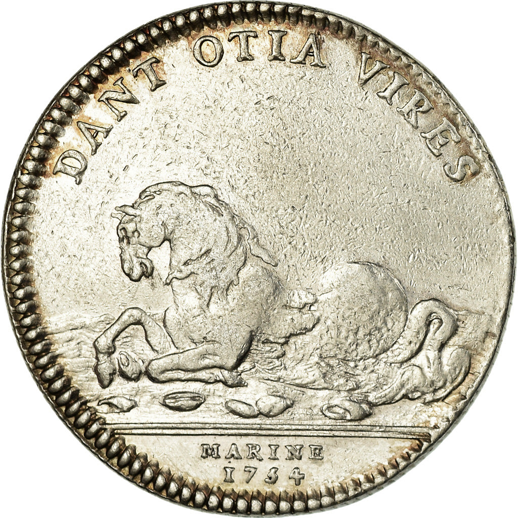 France, Token, Louis XV, Galère Royales, Achèvement du programme de