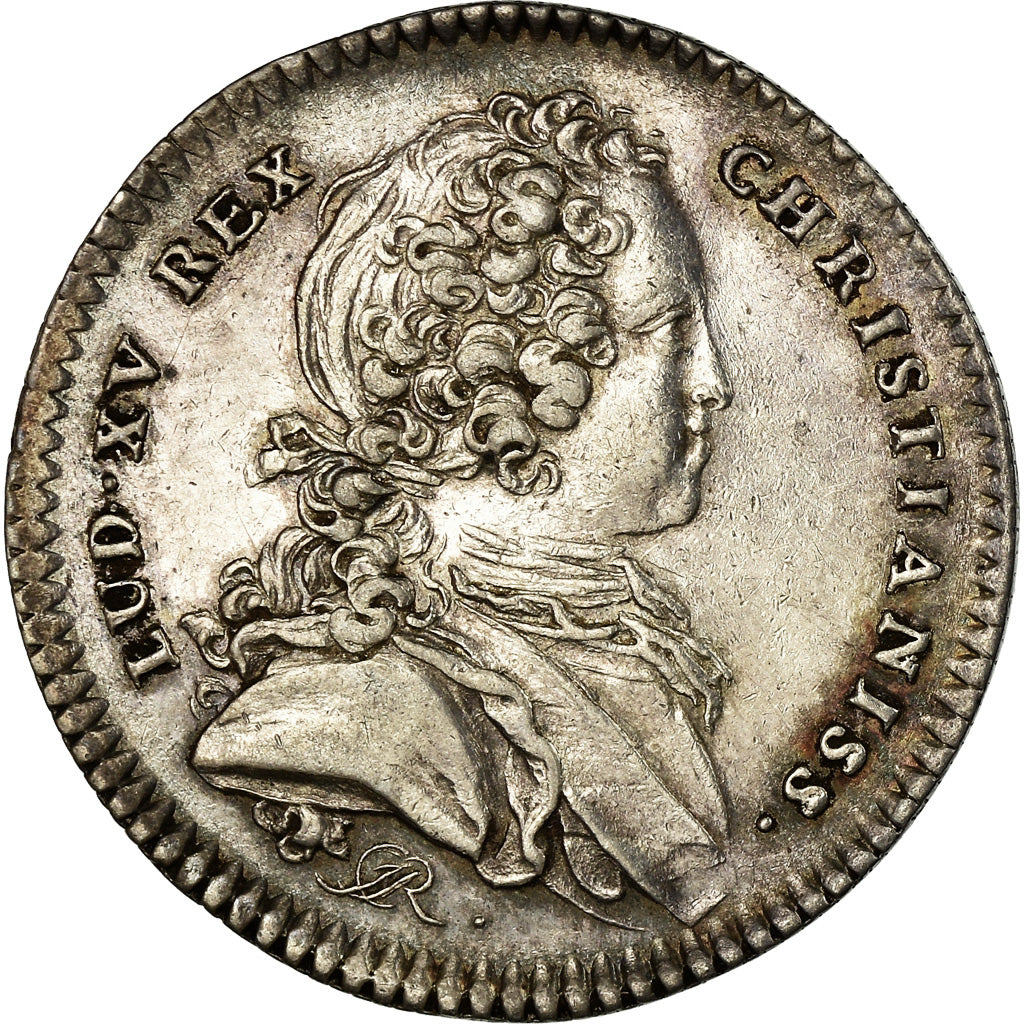 France, Jeton, Louis XV, Marine, Galères Royales, History, 1724, SUP, Argent