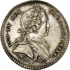 France, Jeton, Louis XV, Marine, Galères Royales, History, 1724, SUP, Argent