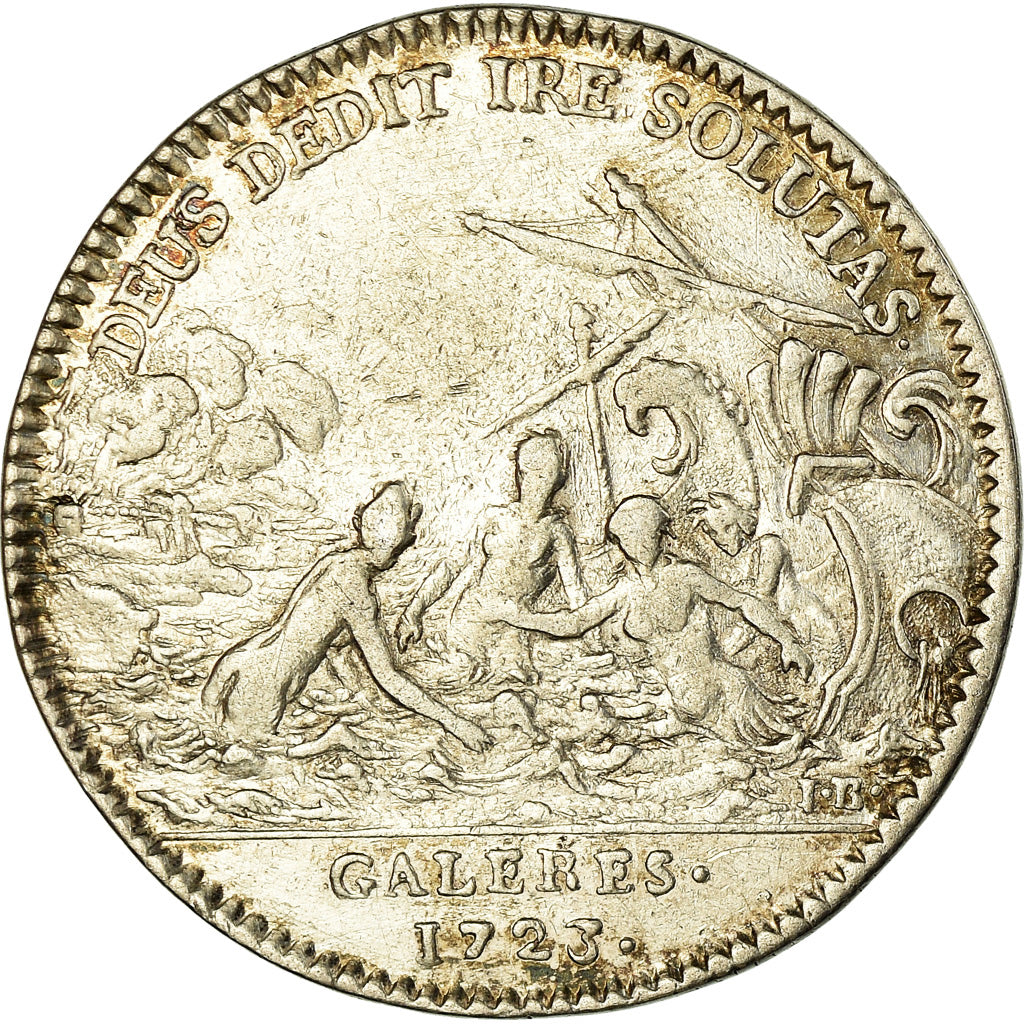 France, Token, Louis XV, Le Chevalier d'Orléans, Général des Galères