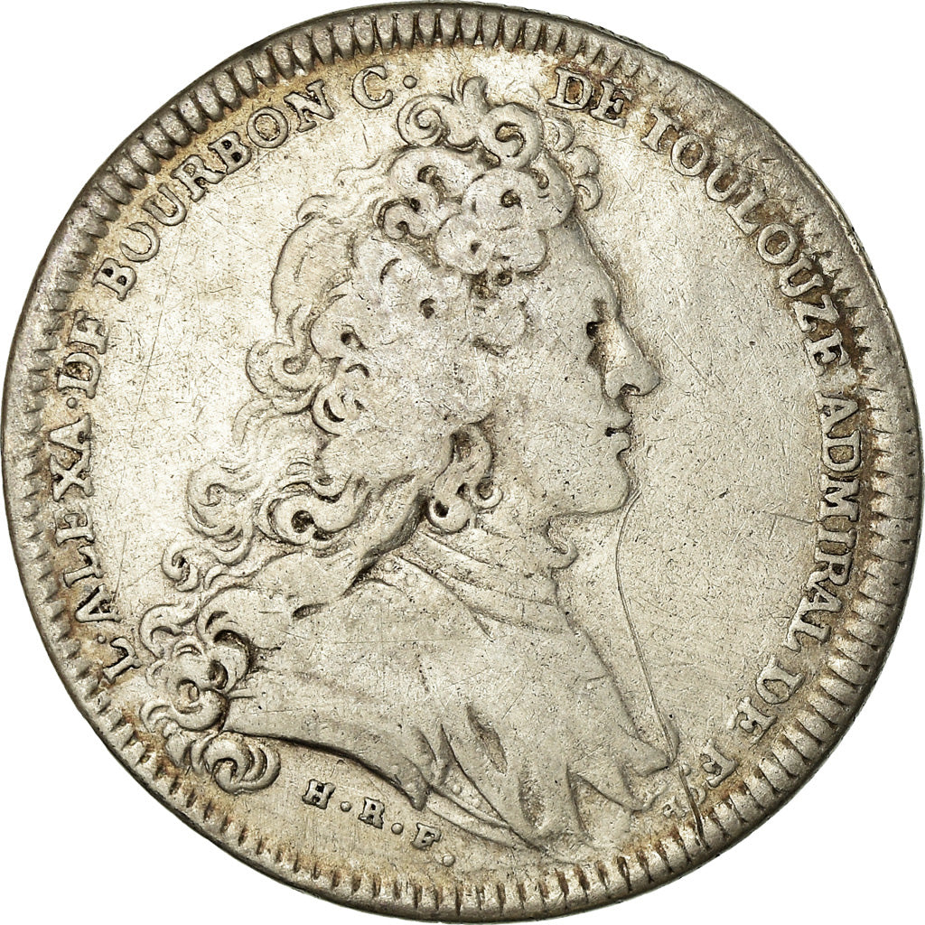 Frankreich, Token, Louis XV, Marine, Louis-Alexandre de Bourbon, Comte de