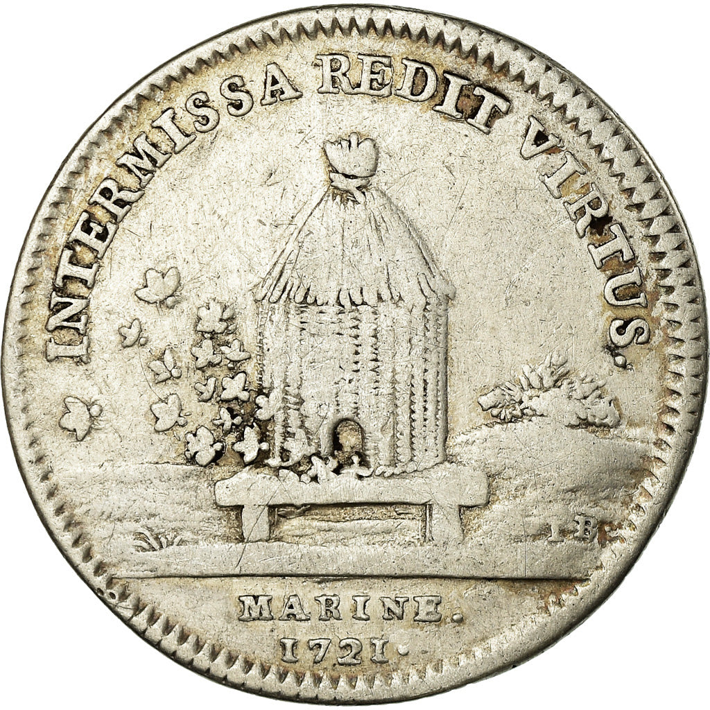 Frankreich, Token, Louis XV, Marine, Louis-Alexandre de Bourbon, Comte de