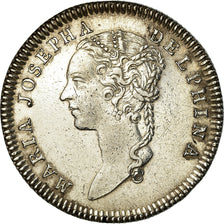 France, Jeton, Louis XV, Dauphiné, Marie-Josephe de Saxe, History, 1751, TTB+