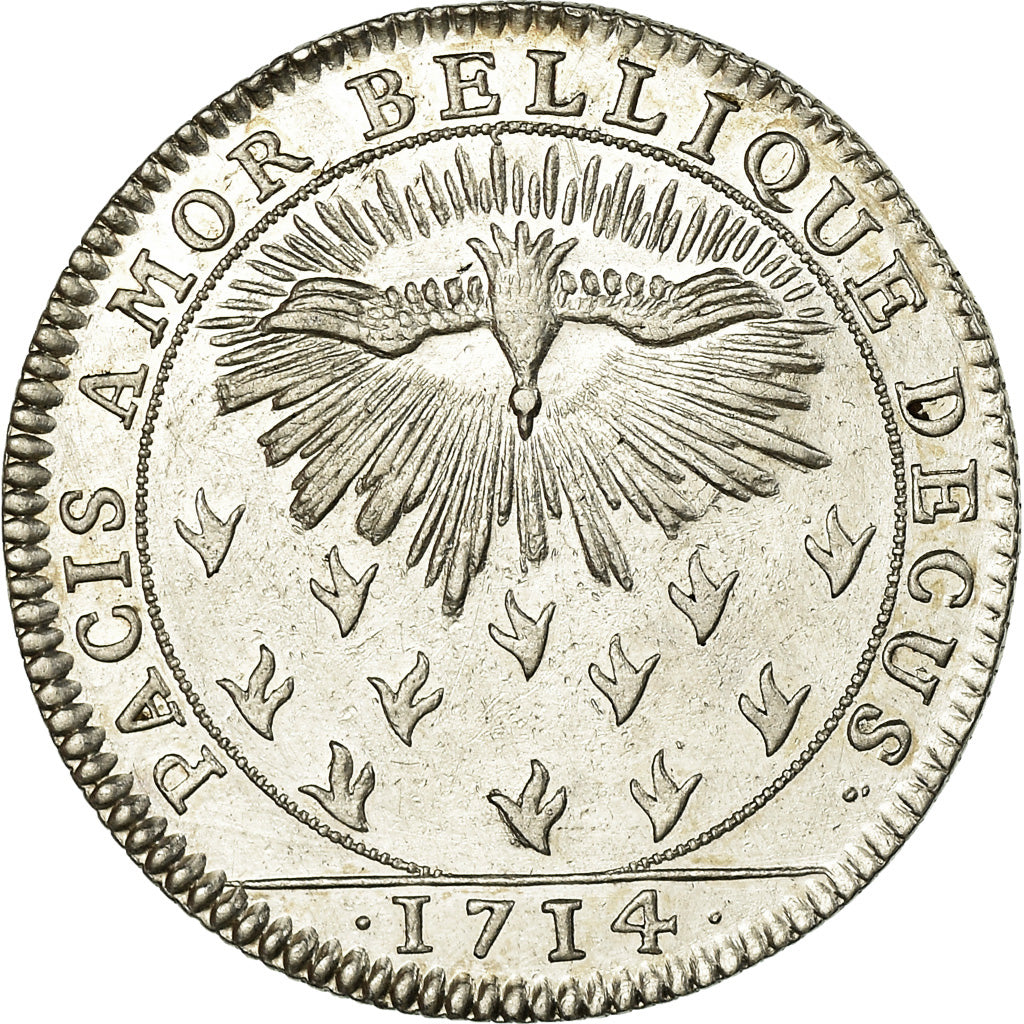 Frankrijk, Token, Louis XIV, Ordres du Roi, Ordre du saint-Esprit, 1714, PR