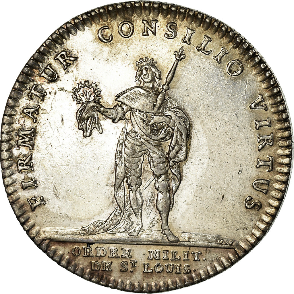 France, Token, Louis XV, Ordre Militaire de Saint-Louis, AU(50-53), Silver