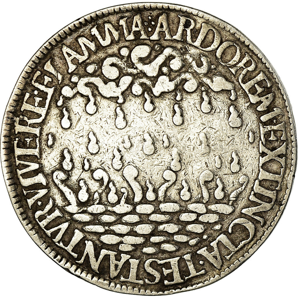 France, Jeton, Catherine de Médicis, Le Veuvage, History, ND (1585), TTB