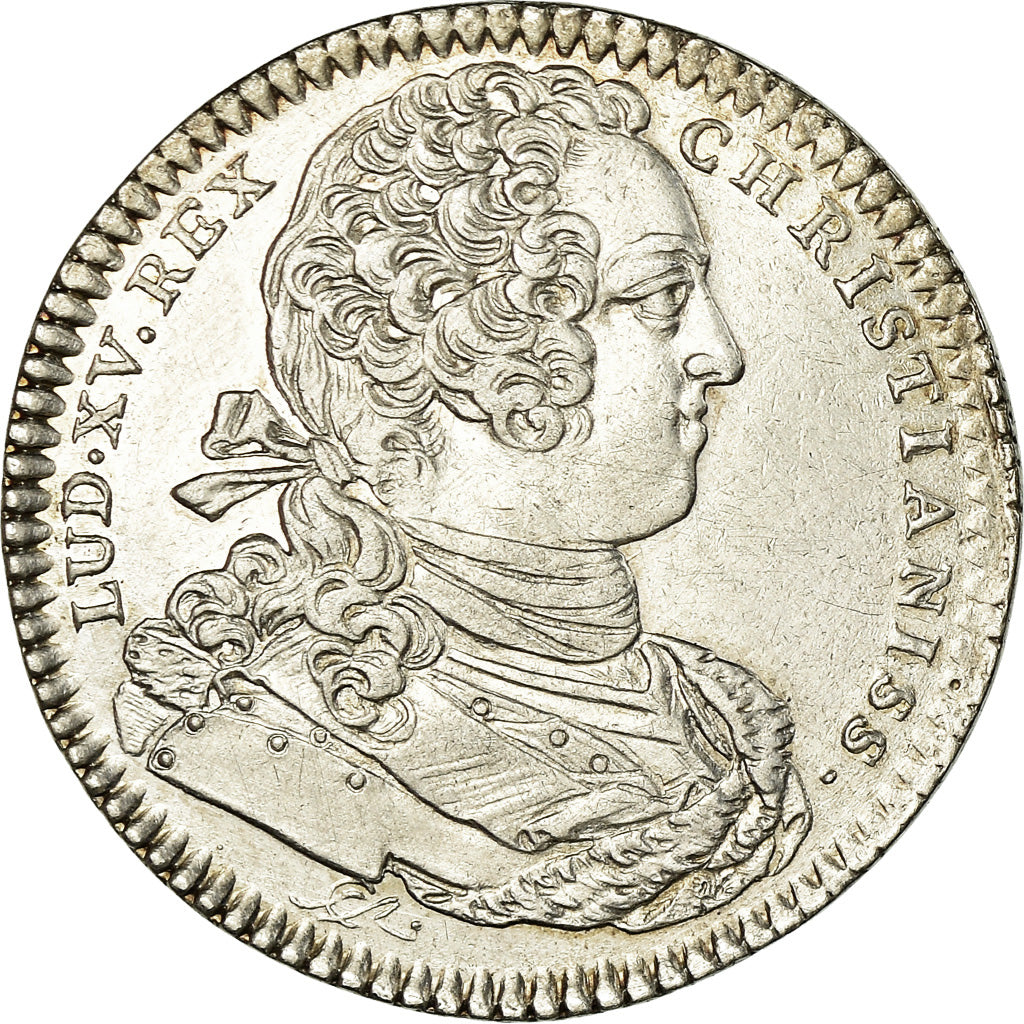 Frankreich, Token, Louis XV, Extraordinaire des Guerres, History, 1733, VZ