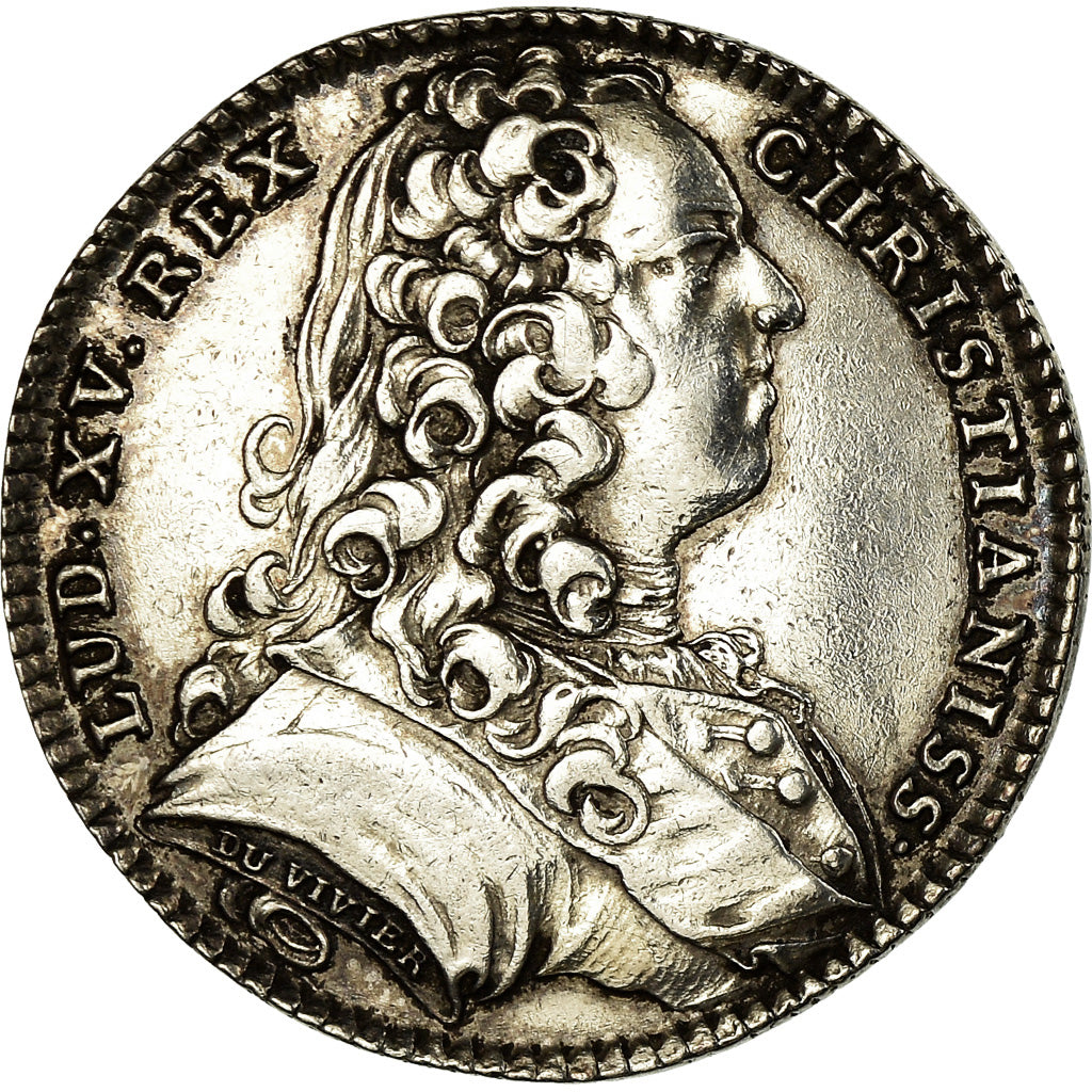 Frankreich, Token, Louis XV, Ordinaire des Guerres, History, 1737, SS+, Silber
