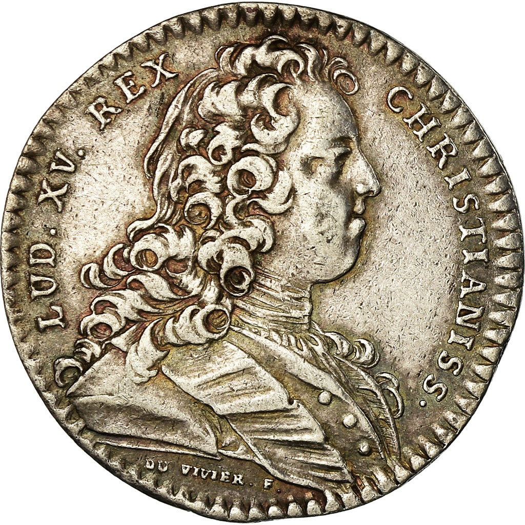 France, Jeton, Louis XV, Extraordinaire des Guerres, History, 1729, Duvivier