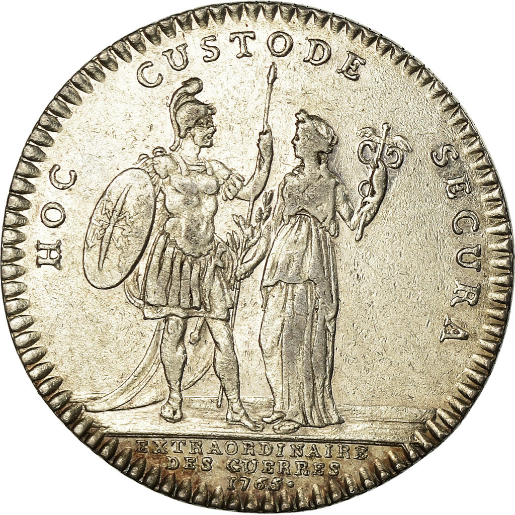 France, Token, Louis XV, Extraordinaire des Guerres, History, 1765, R.Filius