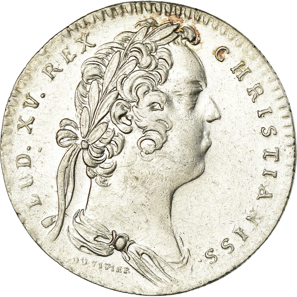 Francja, Token, Louis XV, Extraordinaire des Guerres, Historia, 1733, Duvivier