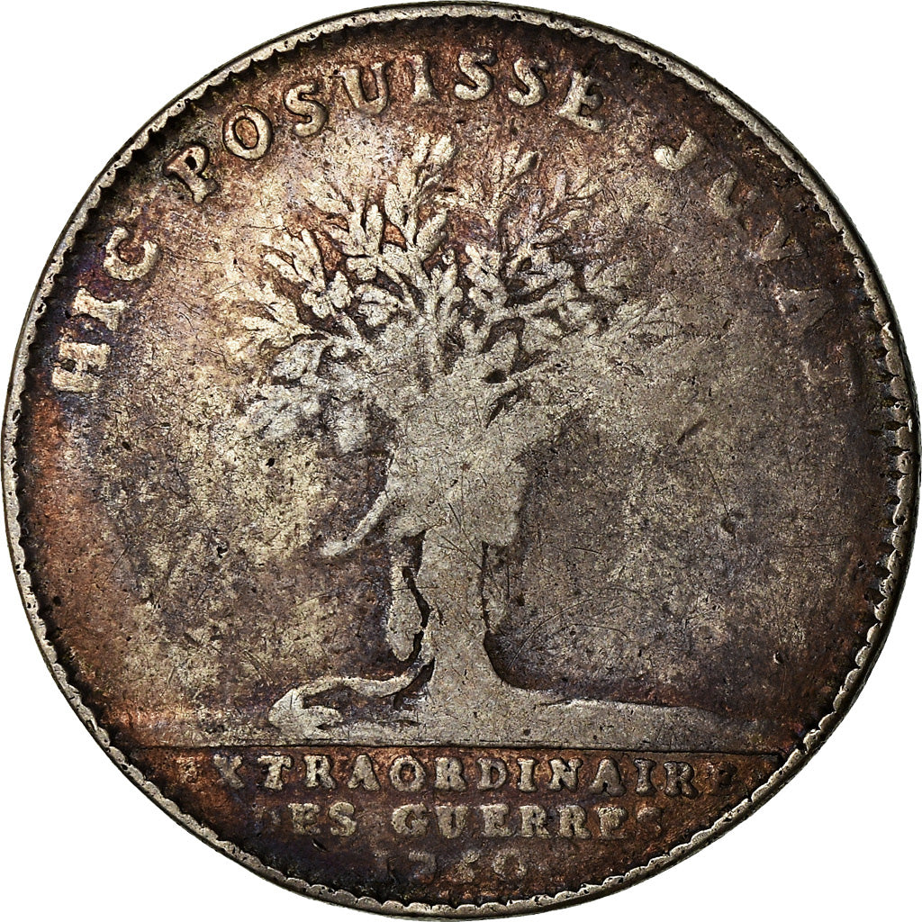 Francia, Token, Louis XV, Extraordinaire des Guerres, History, 1750, MB