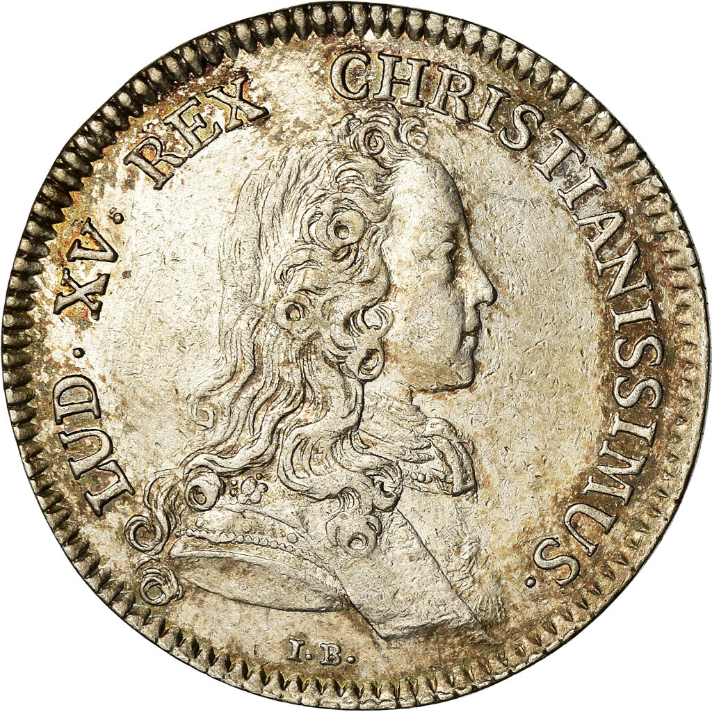 France, Token, Louis XV, Extraordinaire des Guerres, History, 1723, AU(50-53)