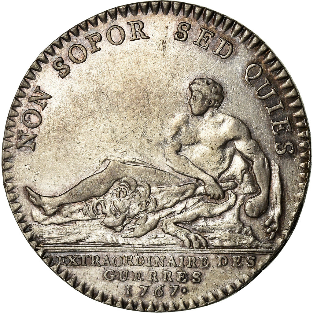 France, Token, Louis XV, Extraordinaire des Guerres, History, 1767, R.Filius