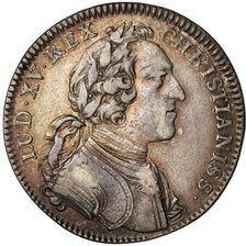 Frankrijk, Token, Louis XV, Chambre aux Deniers, History, 1704, ZF+, Zilver