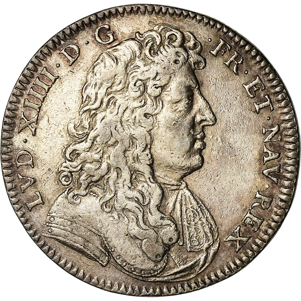 France, Token, Louis XIV, Chambre aux Deniers, History, 1681, EF(40-45), Silver