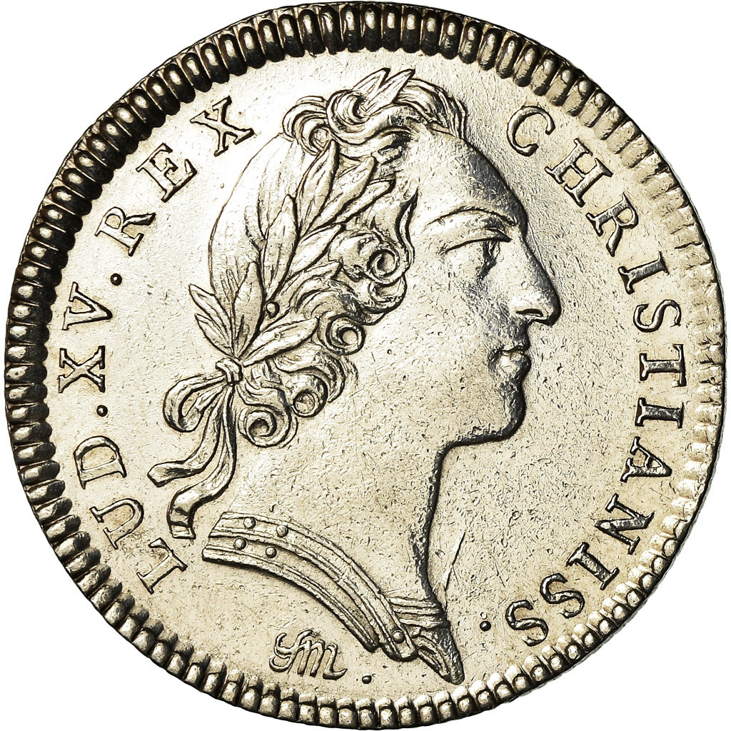 France, Jeton, Louis XV, Trésor Royal, History, 1754, TTB, Argent