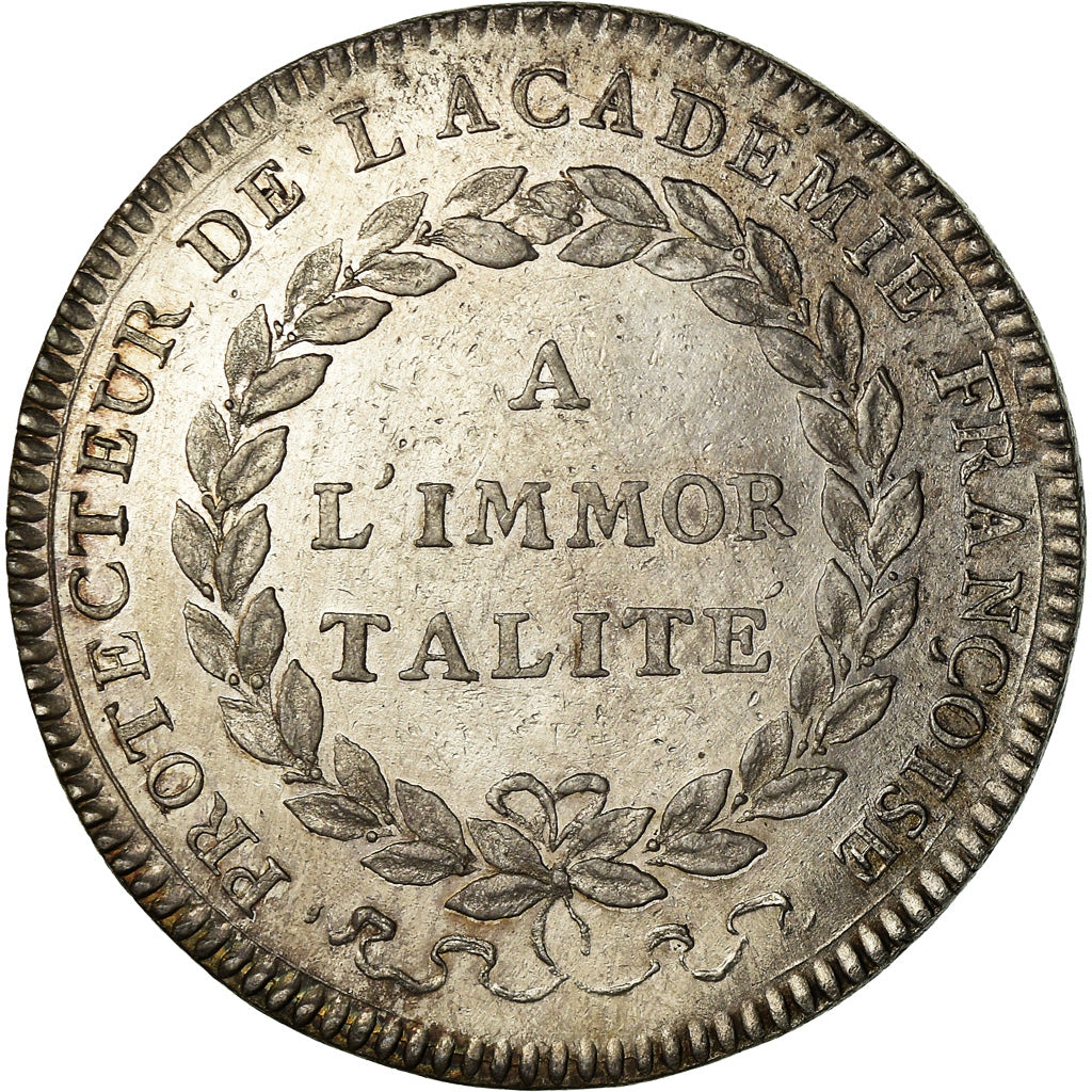 Francja, Token, Ludwik XVI, Académie Française, Historia, Undated, Duvivier