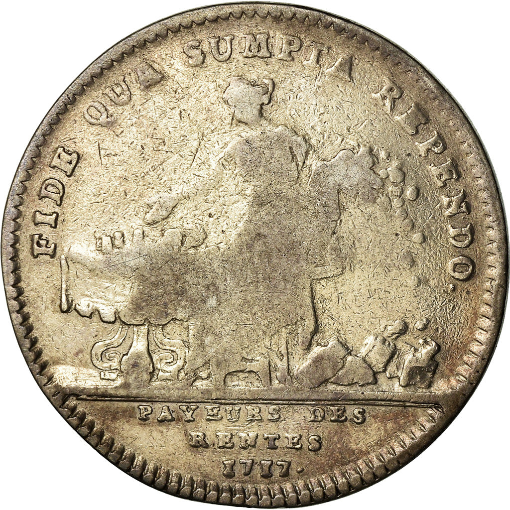 Frankrijk, Token, Louis XV, Controleurs Payeurs des Rentes, History, 1717