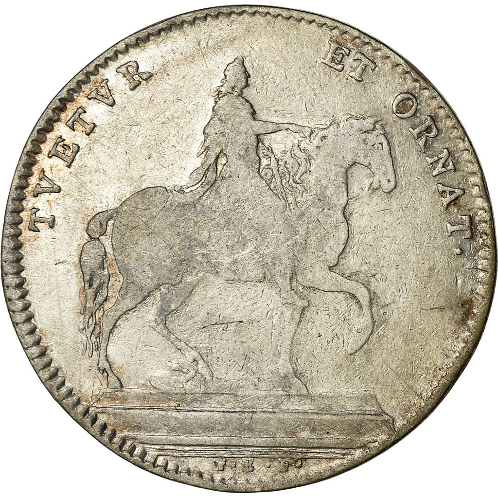 France, Token, Louis XIV, Paris, Administration Municipale, VF(20-25), Silver