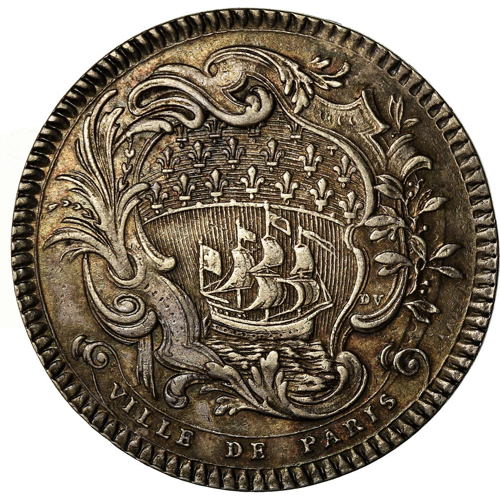 França, Token, Luís XV, Ile-de-France, Villes et Noblesse, Louis Basile de