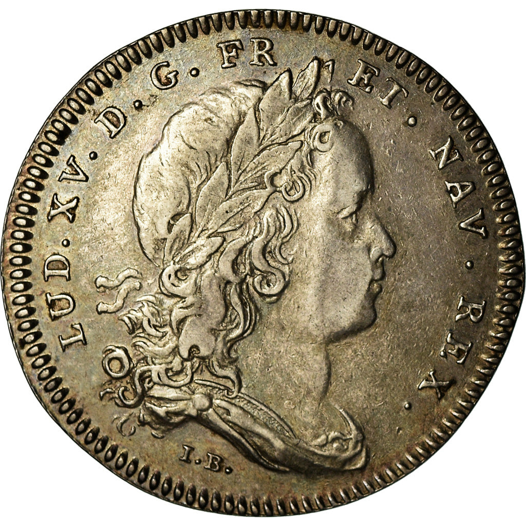 France, Token, Louis XV, L'Aurore, ND (1721), Leblanc, EF(40-45), Silver