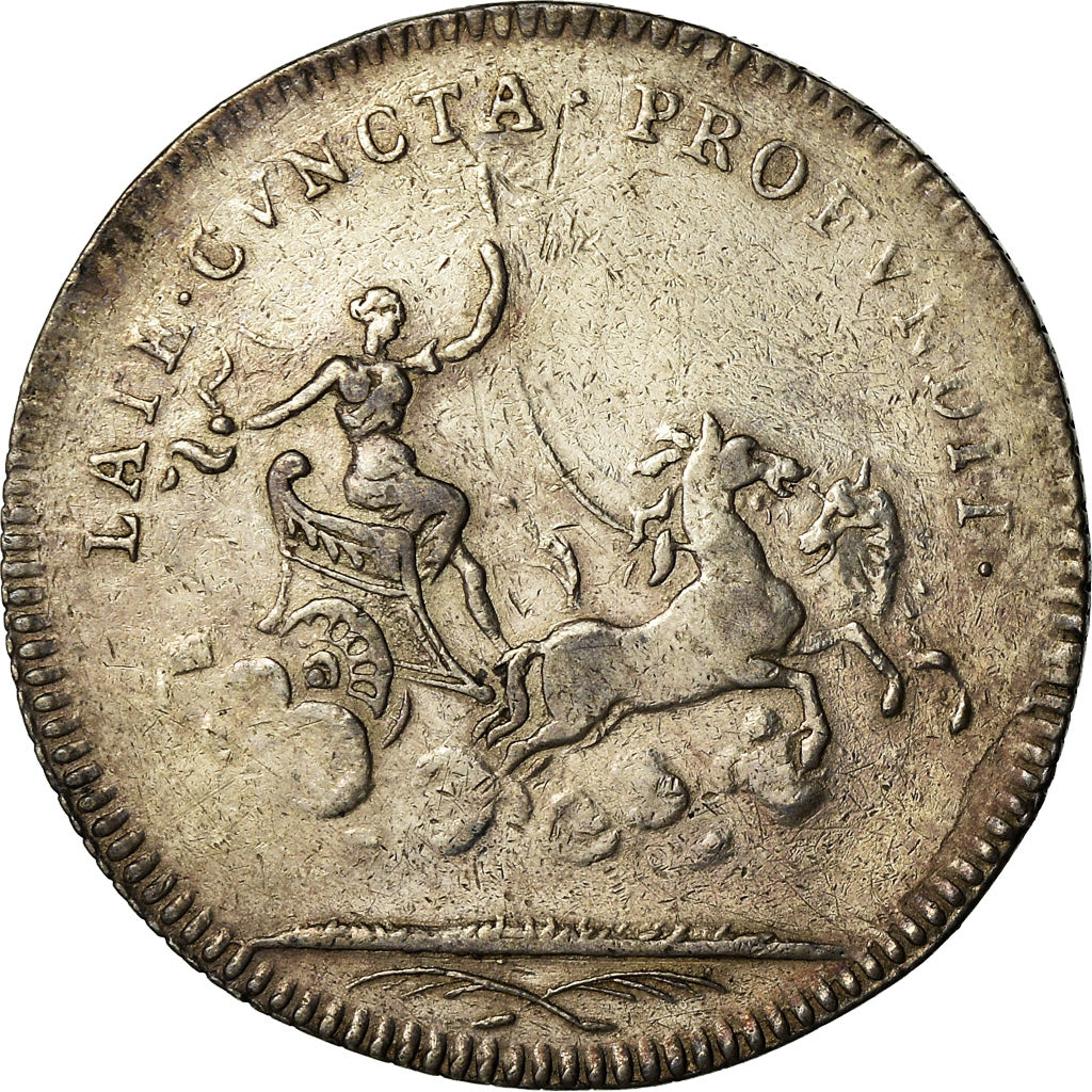 Frankrijk, Token, Louis XV, L'Aurore, Duvivier, ZF, Zilver, Feuardent:13202