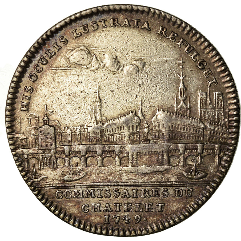 França, Token, Luís XV, Police et Gendarmerie, Commissaires du Châtelet