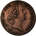 France, Jeton, Louis XV, Ordinaire des Guerres, History, 1753, TB+, Cuivre