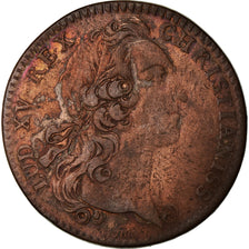 France, Token, Louis XV, Parties et Revenus Casuels, History, 1747, VF(30-35)