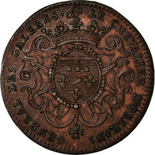 France, Token, Louis XV, Marine, Jean-Philippe d'Orléans, Général des
