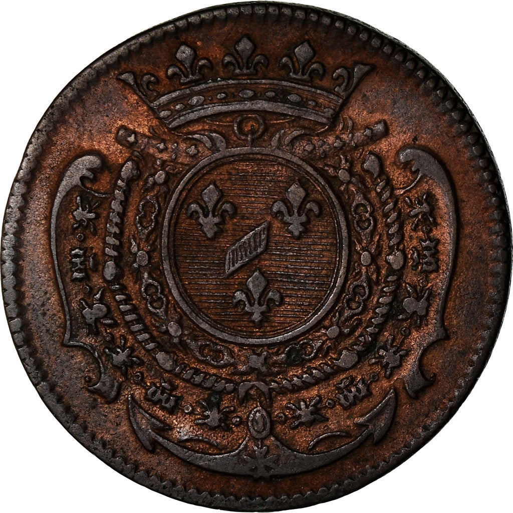 France, Token, Louis XIV, Marine, Louis-Alexandre de Bourbon, Comte de Toulouse