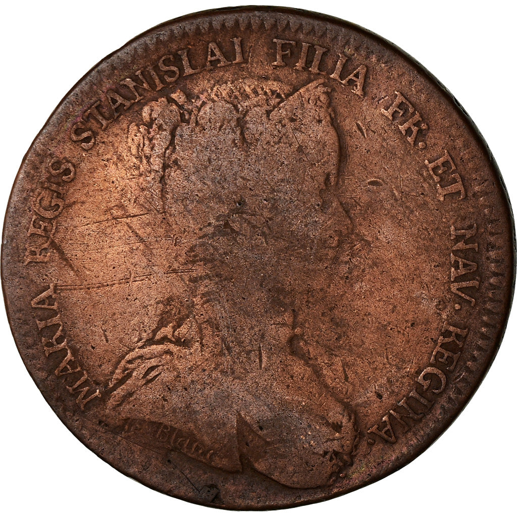 Francia, Token, Louis XV, Maison de la Reine, Marie Leszczinska, History, 1727