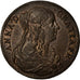 France, Token, Anne d'Autriche, Le Veuvage, History, 1655, EF(40-45), Copper