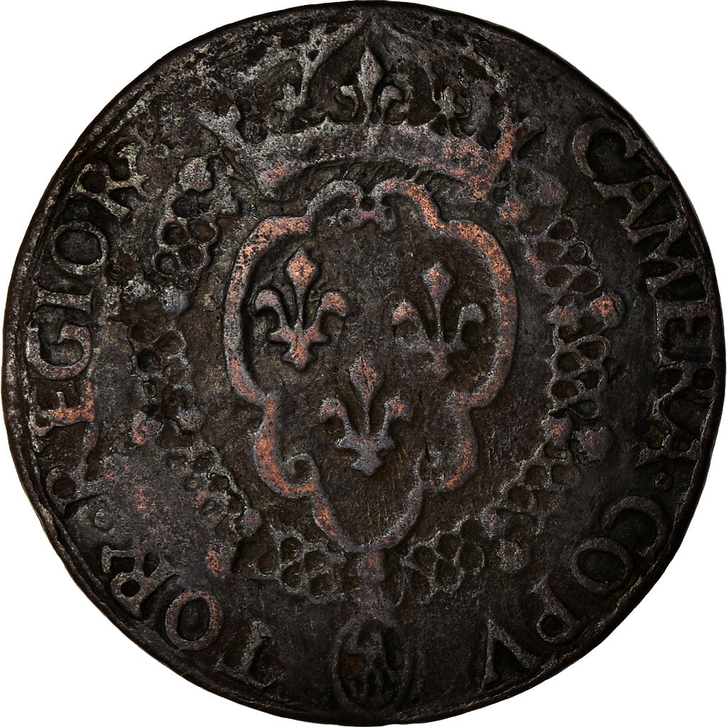 Frankreich, Token, Charles IX, Chambre des Comptes du Roi, 1563, S, Kupfer