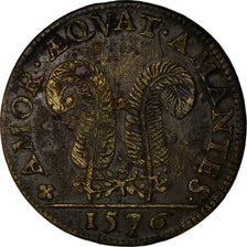 Frankreich, Token, Louise de Lorraine, Reine de France, History, 1576, SS